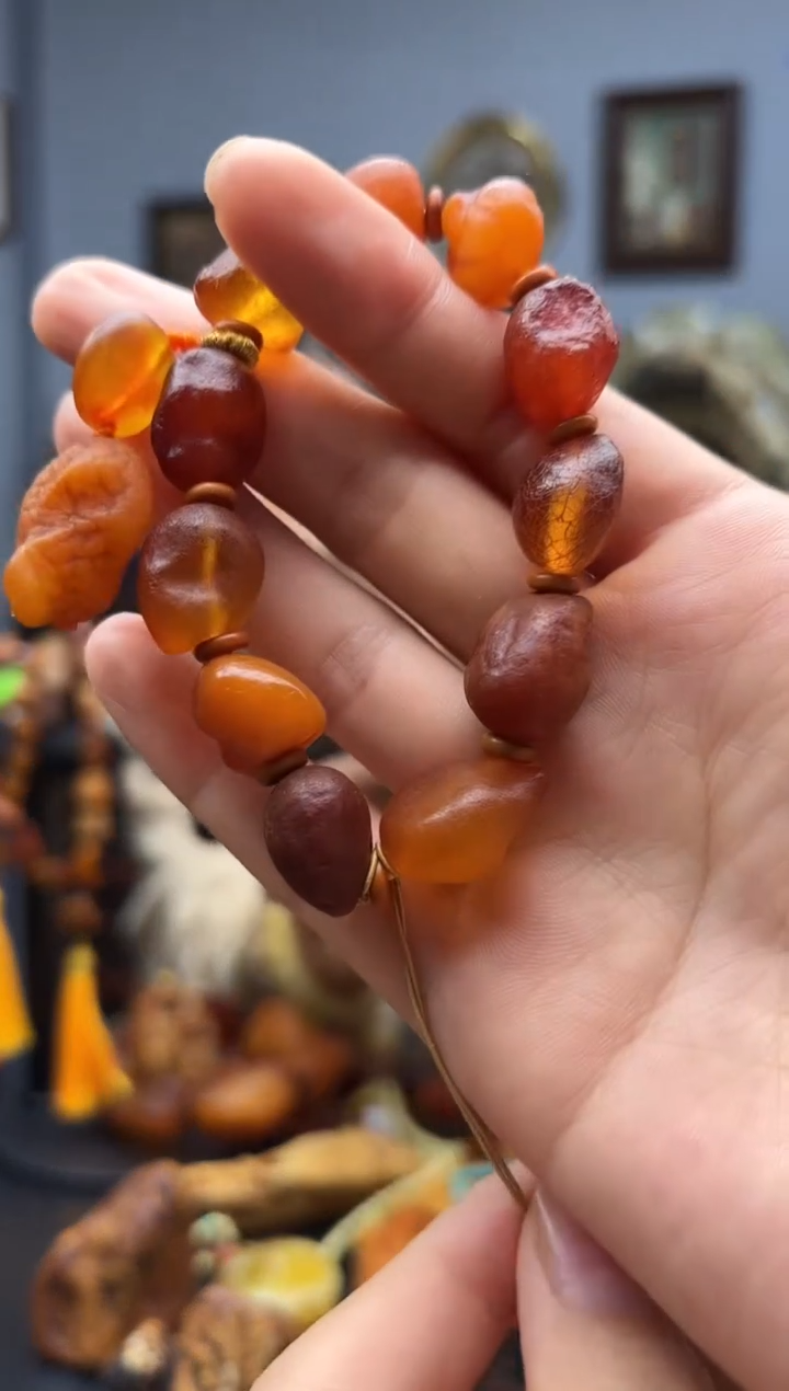 手串琥珀未镶嵌手串