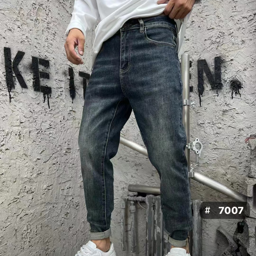7007-2024秋季新款男士牛仔裤