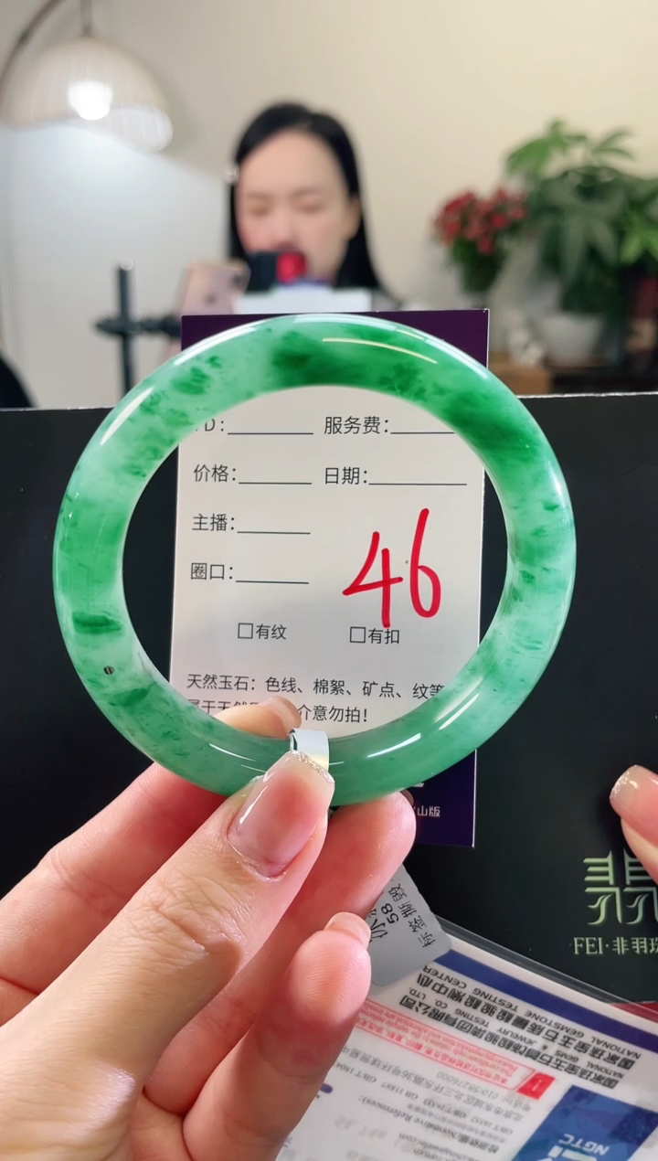 未镶嵌手镯石英质玉46