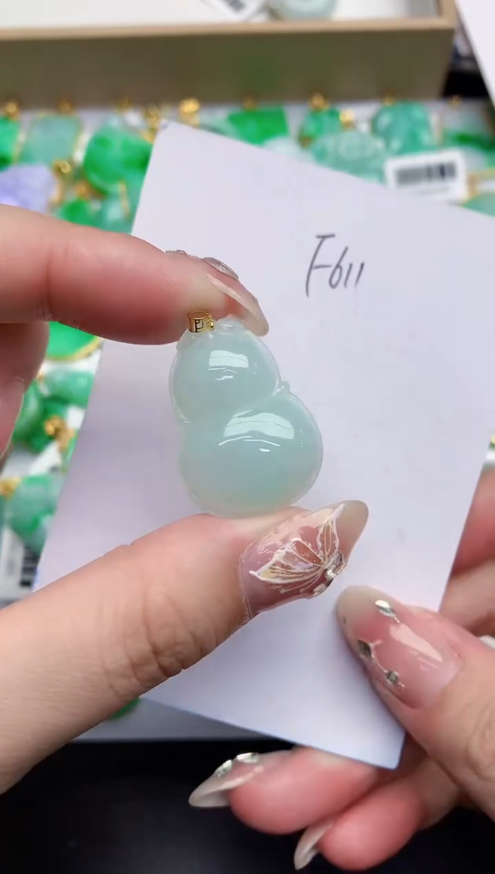 【闪购商品】翡翠颈饰18K金镶嵌00000000000