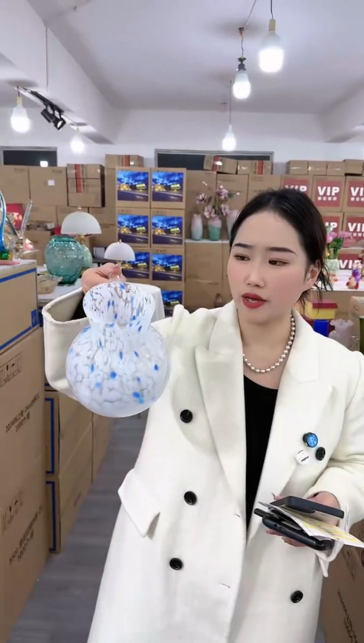 【闪购商品】琉璃昕洋花器W-品27