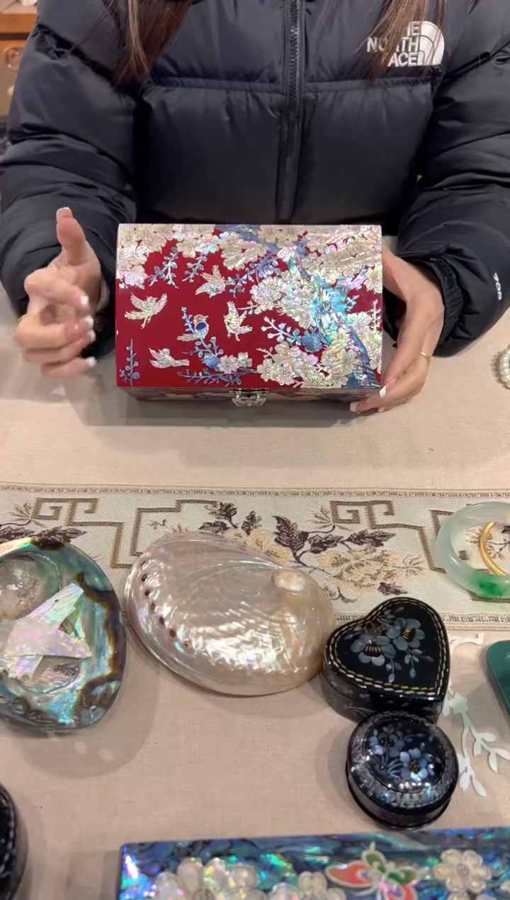 【闪购商品】样品按扣满贝底·弘贝雅螺钿漆器文化馆