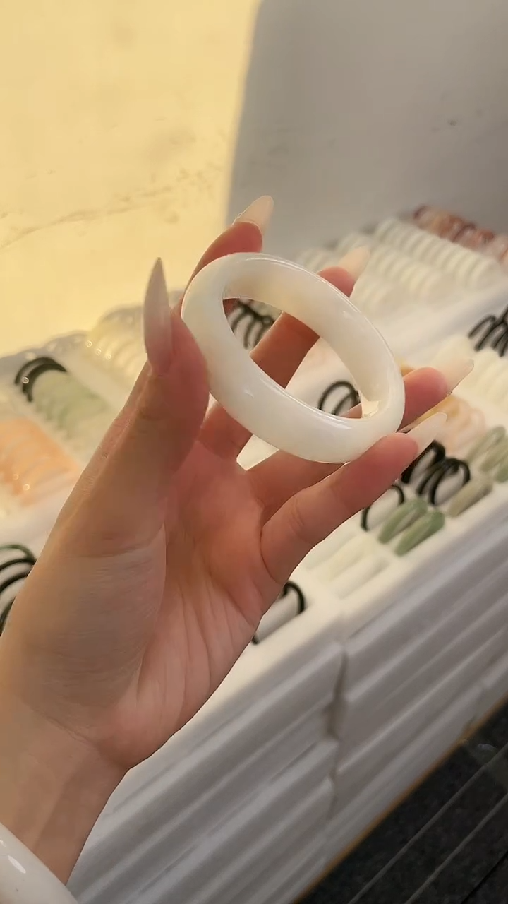 未镶嵌手镯和田玉HT13-54.5