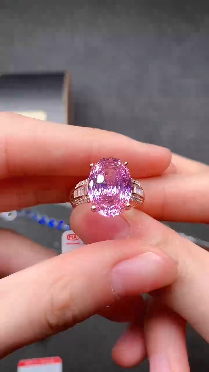 【闪购商品】碧玺戒指银S925镶嵌........