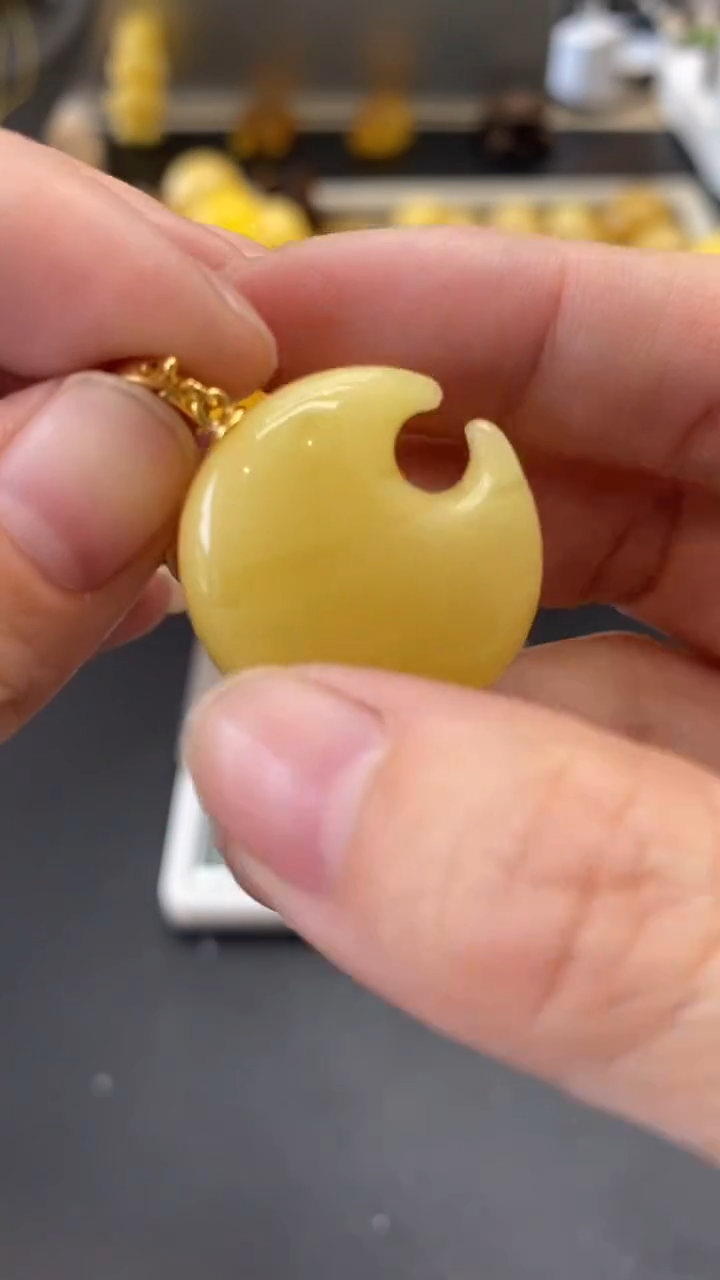 琥珀银S925镶嵌珠宝奇石1540