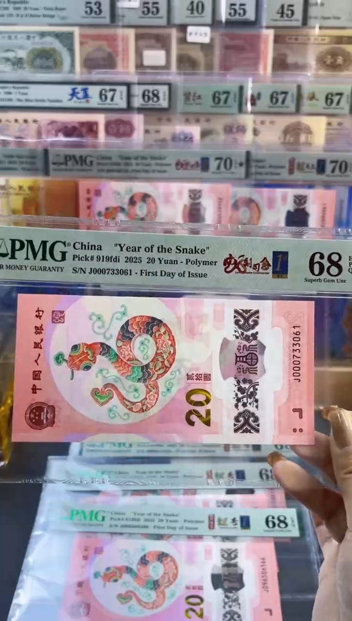 【闪购商品】塑料蛇副司令首日标 PMG68分尾061