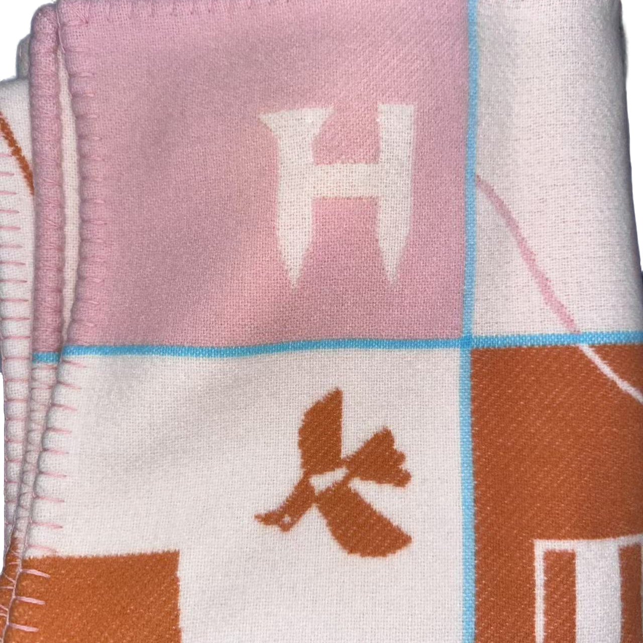 全新未使用 Hermes/爱马仕 积分-288/汤/P205639307/爱马仕毛毯