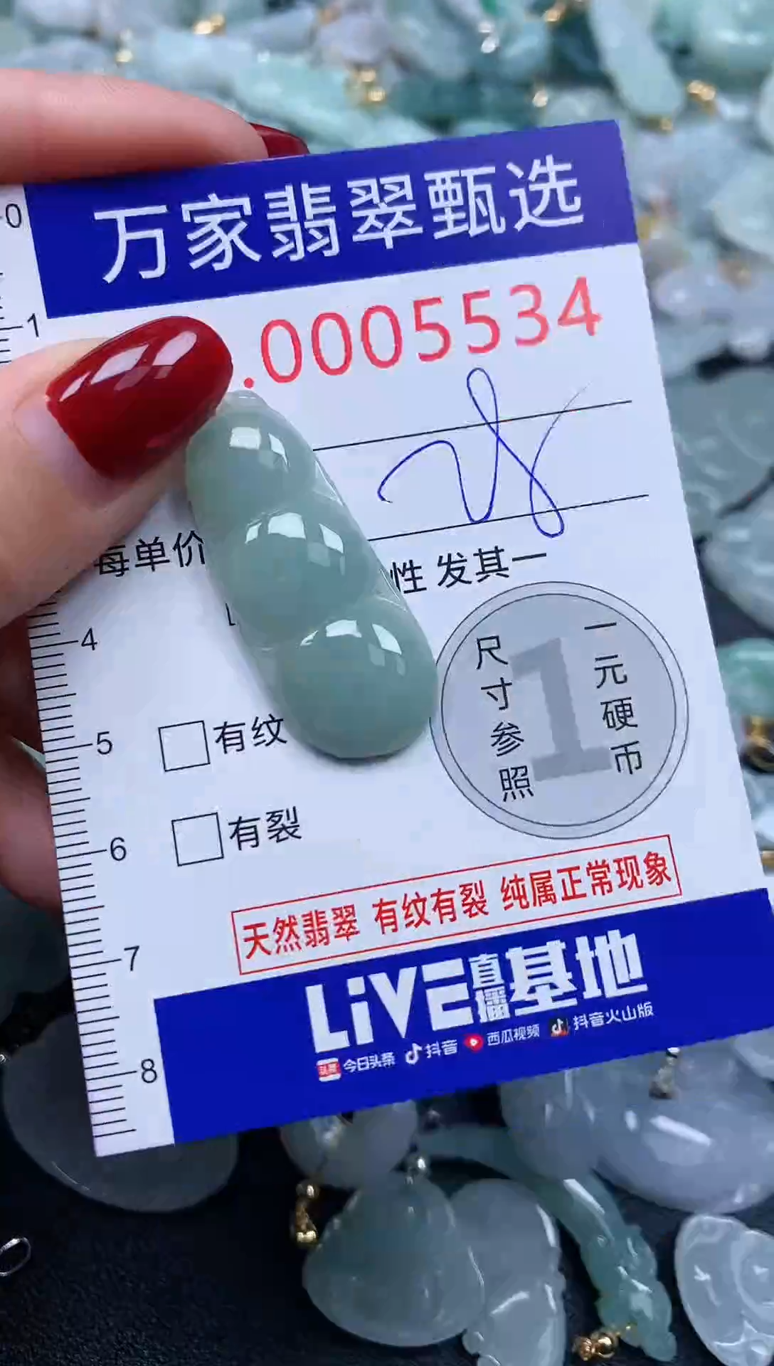 颈饰未镶嵌翡翠5534