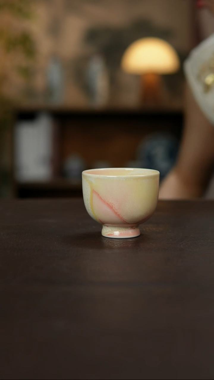 杯景德镇陶瓷杯碗柴烧多人