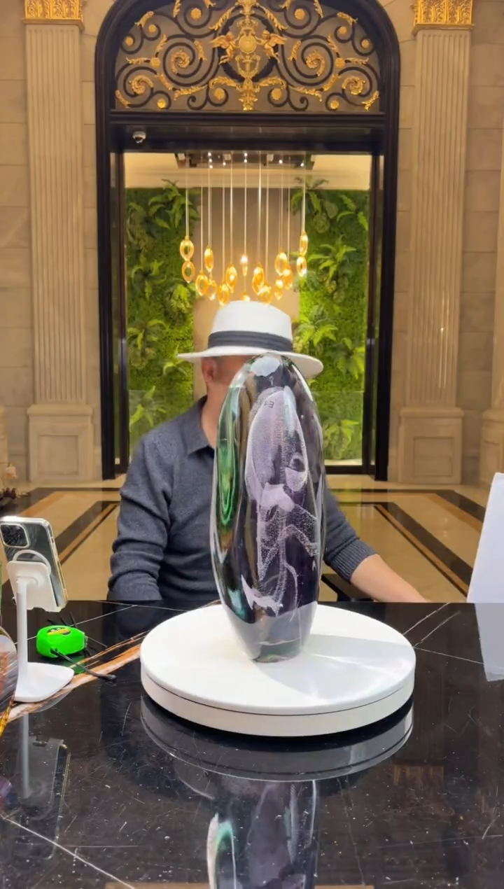 【闪购商品】茶宠月虹琉璃艺术摆件E111