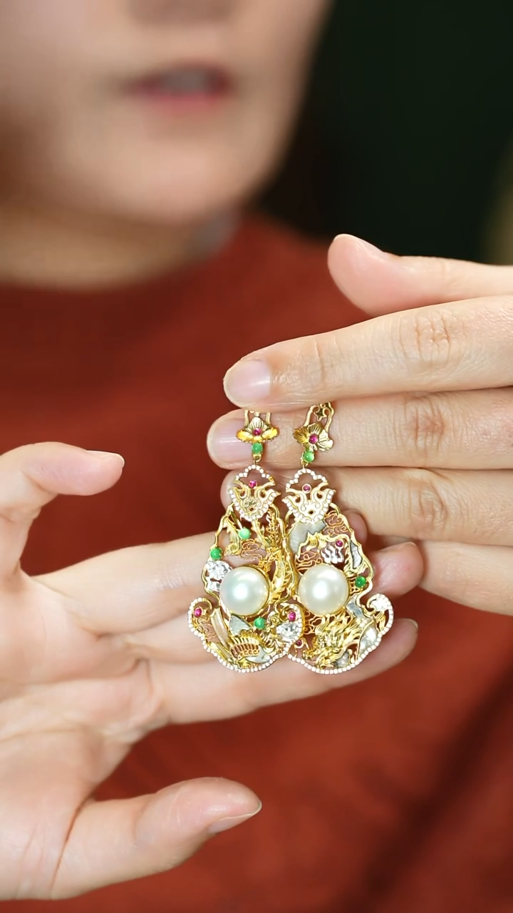 【闪购商品】淡水珍珠耳饰银S925镶嵌支持48小时鉴赏