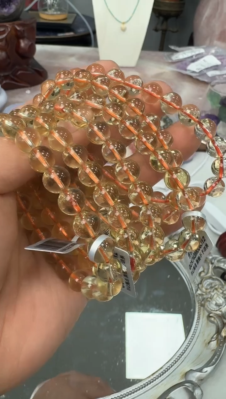 【闪购商品】水晶手链未镶嵌GCK763约8mm多样性发一件