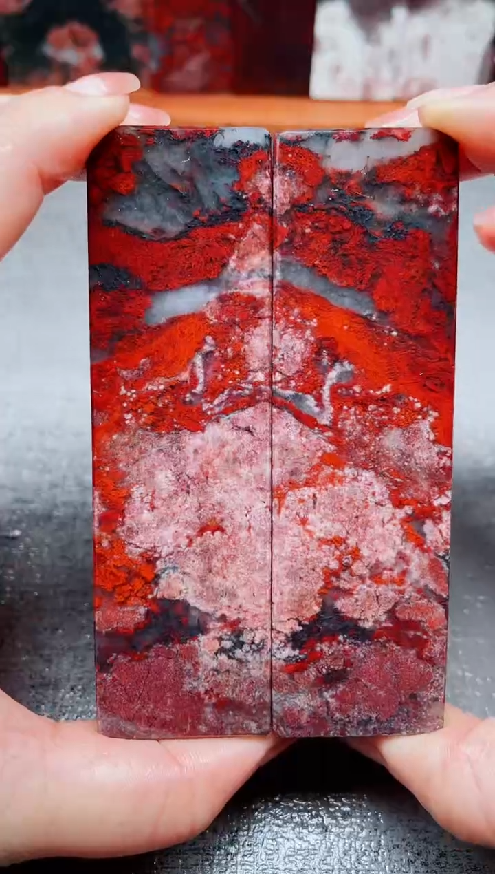 玉浩*桂林鸡血玉素章--24