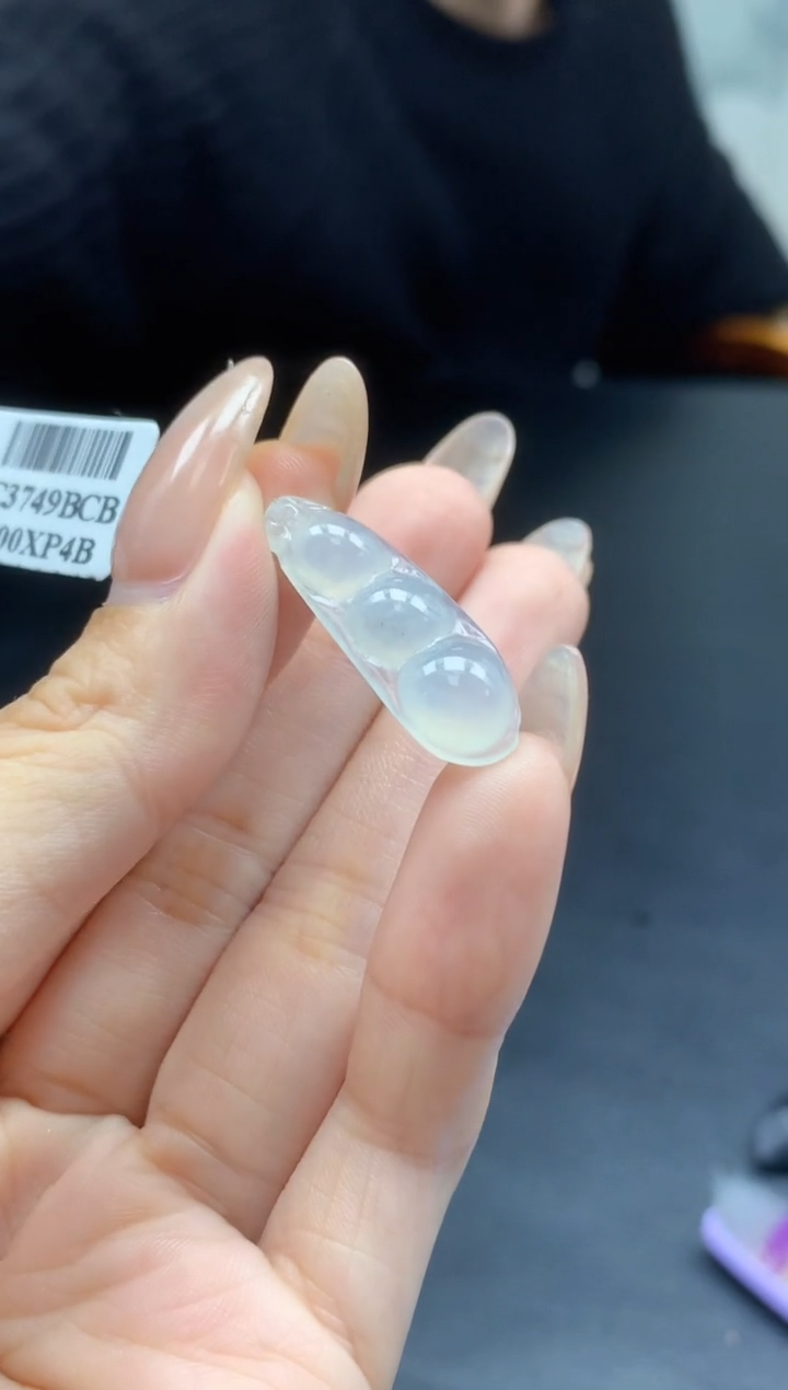 【闪购商品】定制翡翠未镶嵌888ee-毛货豆子12