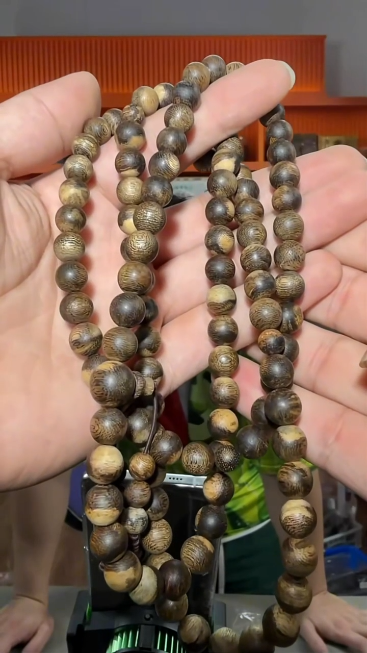 沉香手串402号长串0.9多样性发一