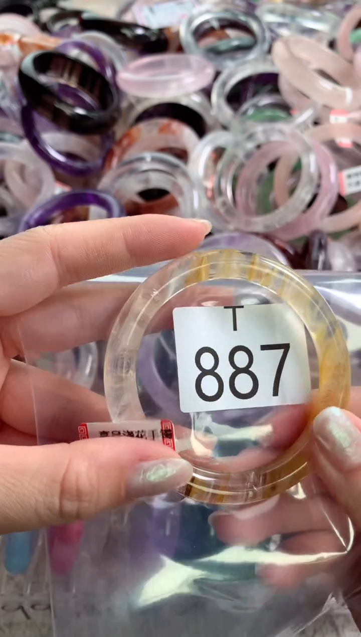 未镶嵌珠宝半成品水晶T887-53