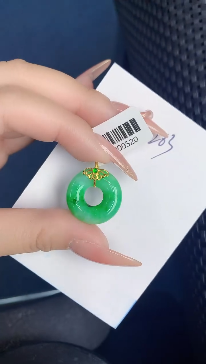 【闪购商品】翡翠颈饰18K金镶嵌000000000