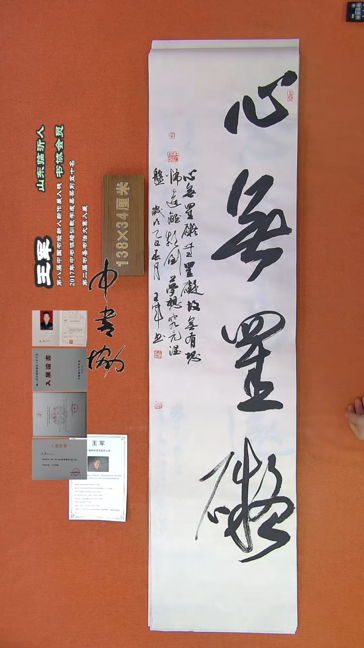【闪购商品】书法355王军书法作品