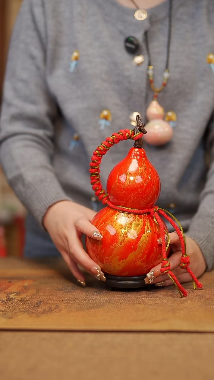 【闪购商品】923宴禾堂漆艺酒葫芦138