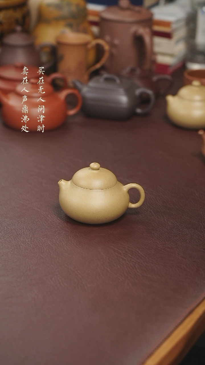 【闪购商品】紫砂茶壶郝明月顶级本绿文旦