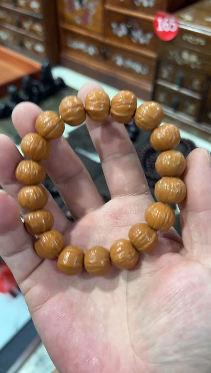 木木 猴头手串三七莲花