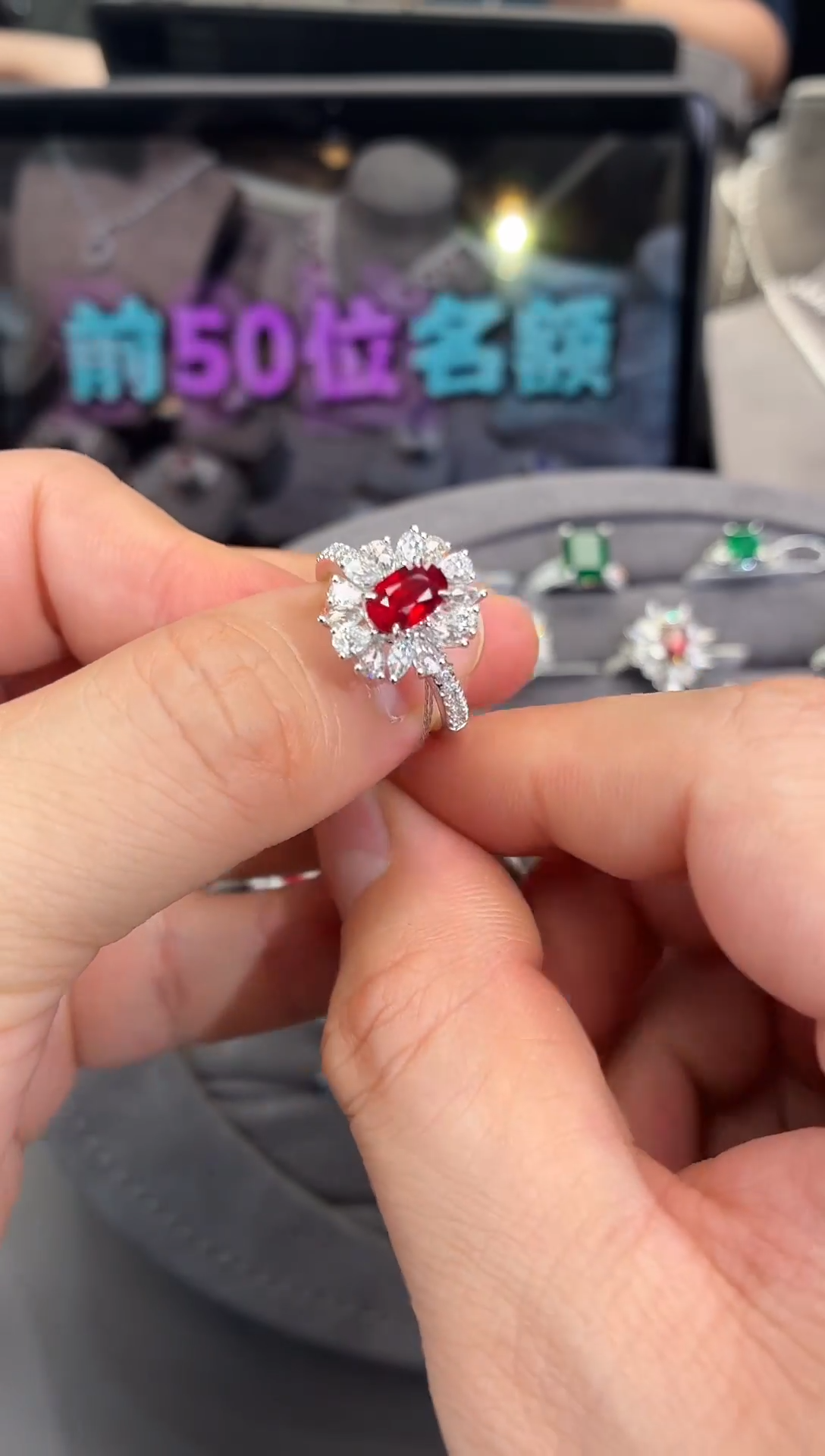 戒指18K金镶嵌红宝石【闪购】1.15ct/七天鉴赏/无烧鸽血红