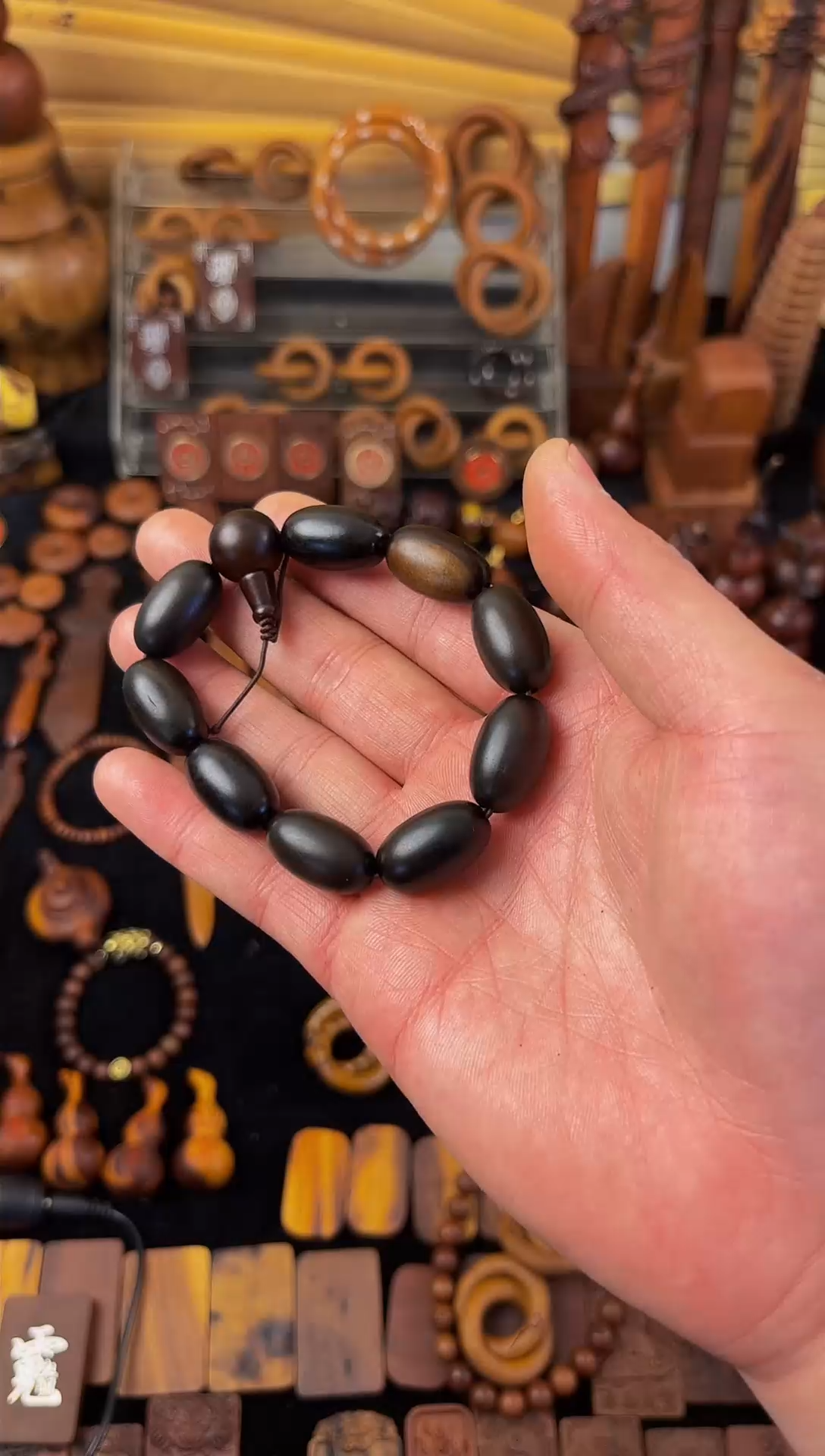 【闪购商品】枣木枣木椭圆玉化手串包邮到家