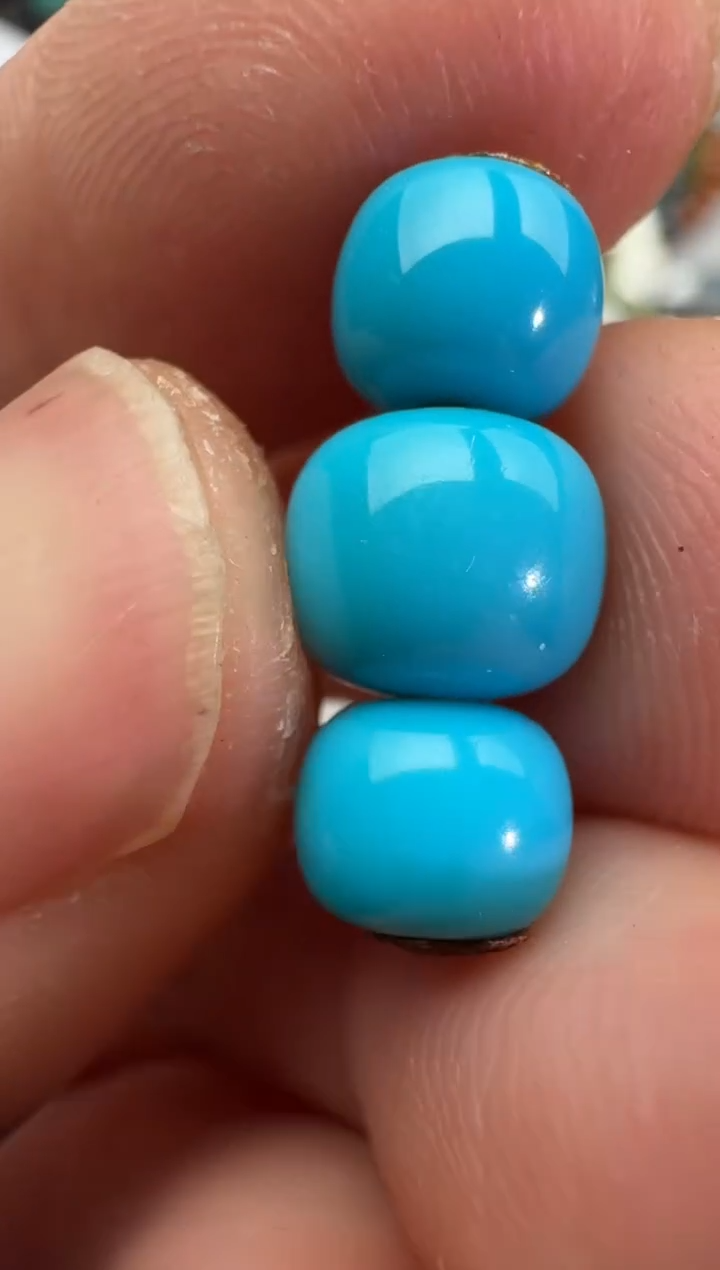 【闪购商品】绿松石珠宝奇石未镶嵌绿松石珠子