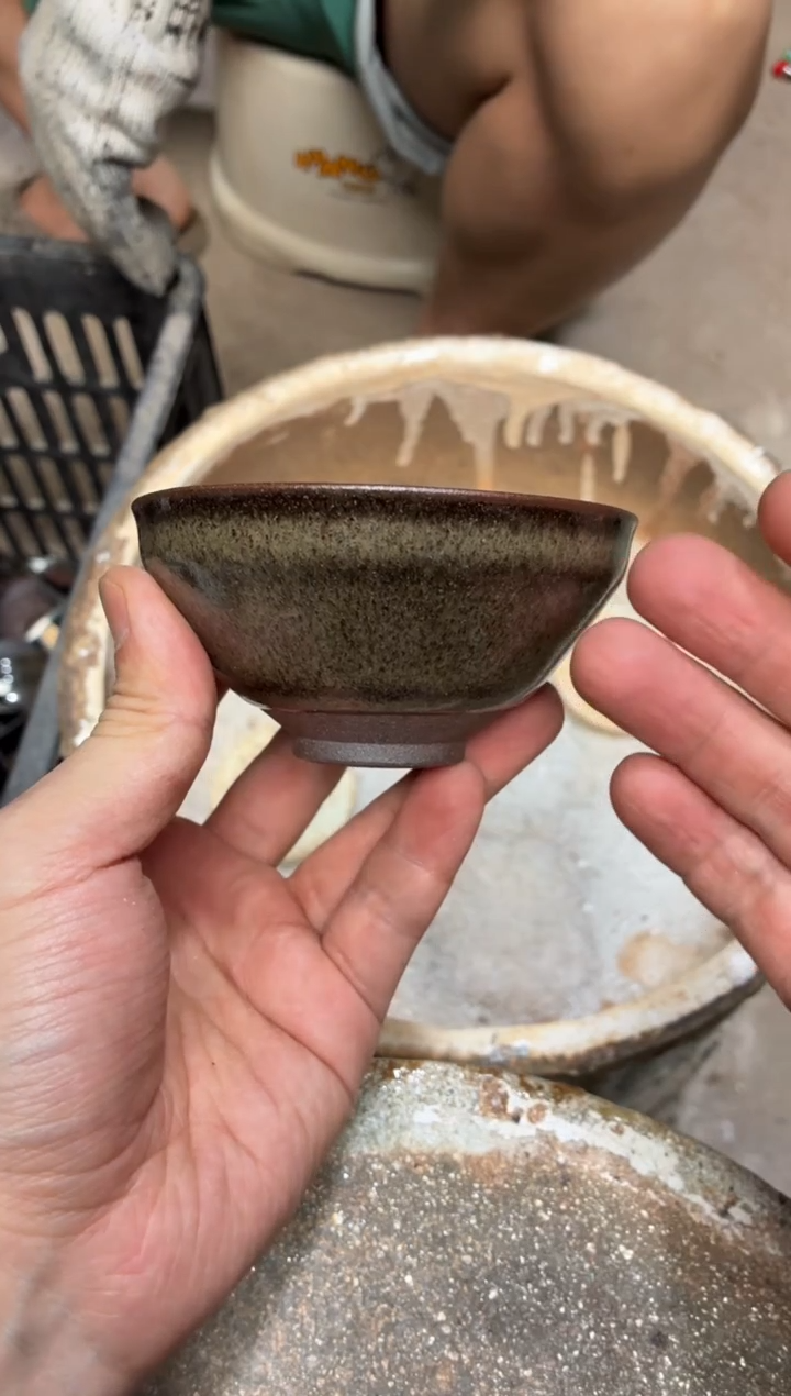 茶盏真柴烧建盏换点柴火