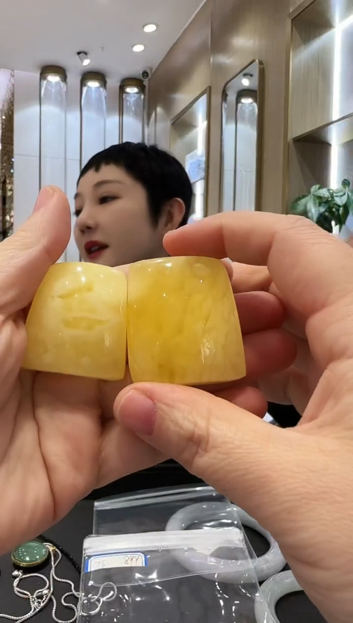 蜜蜡颈饰未镶嵌【45】蜜蜡无事牌 多样发一