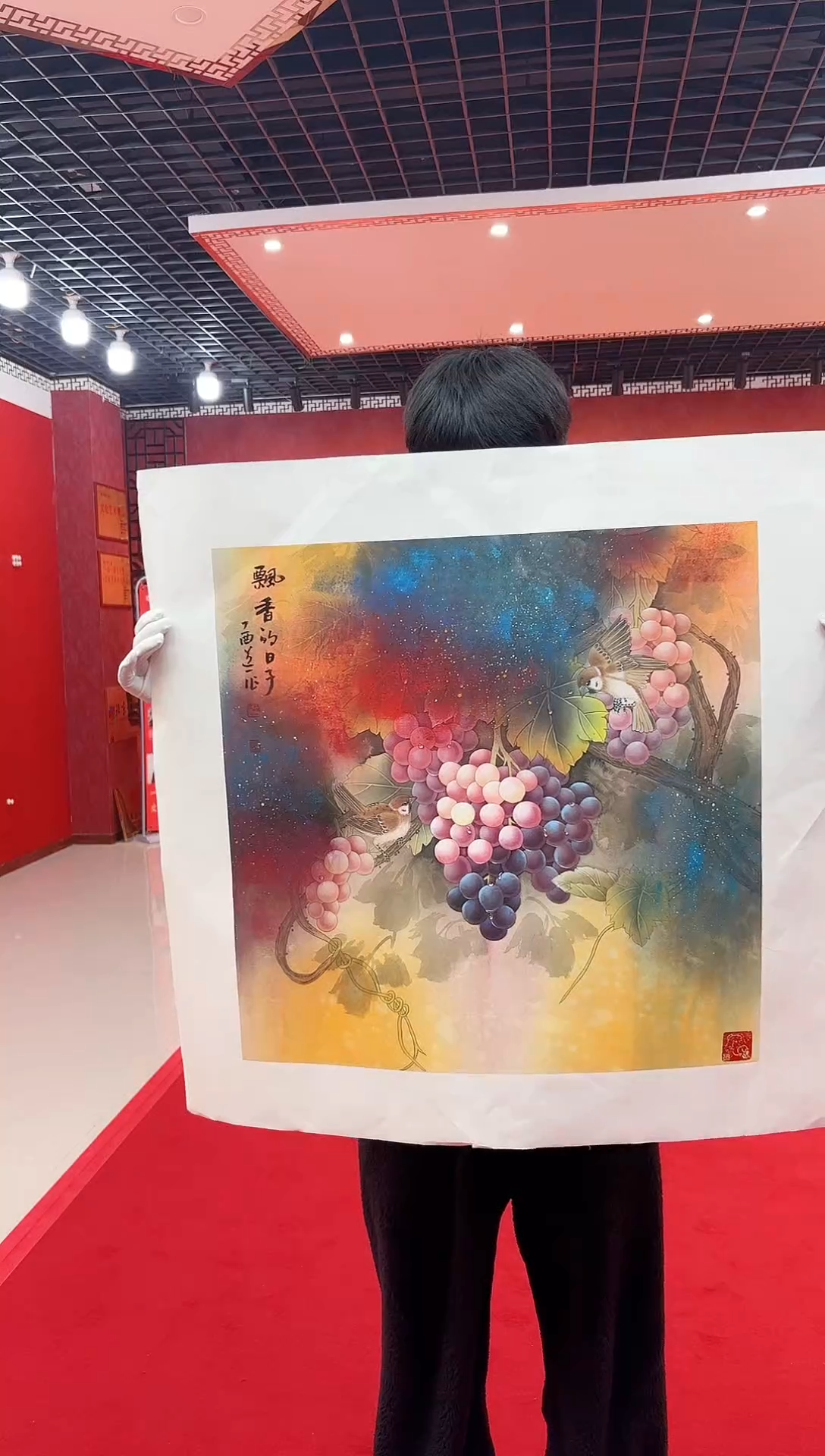 【闪购商品】国画国画道一老师手绘作品D36