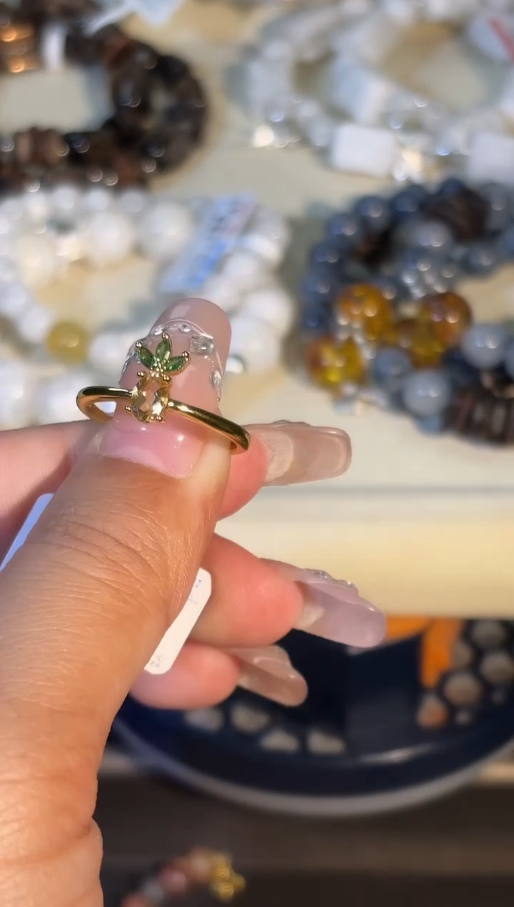 未镶嵌戒指水晶k721多样性发货一件