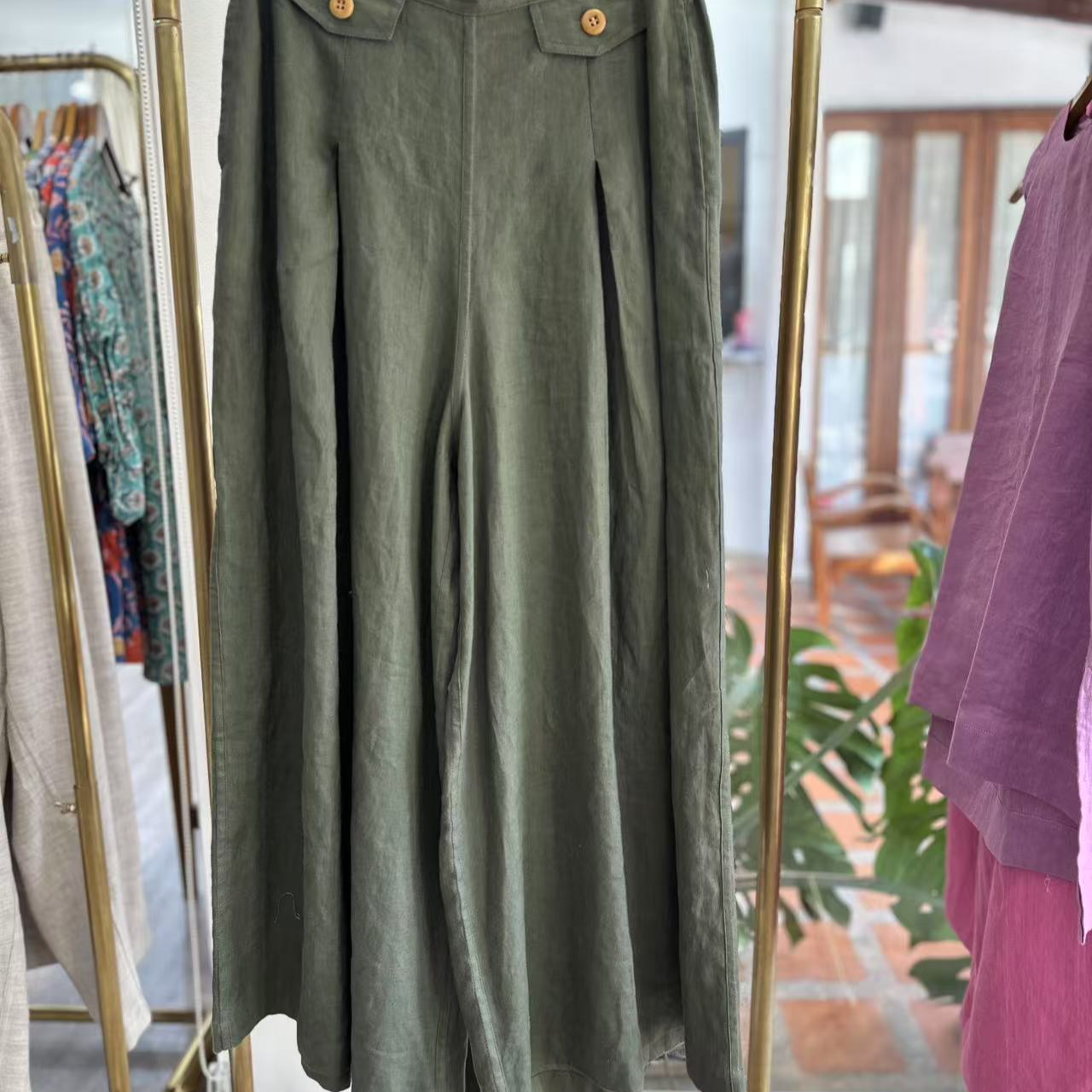 TAYA泰国手工棉麻时尚阔腿新中式