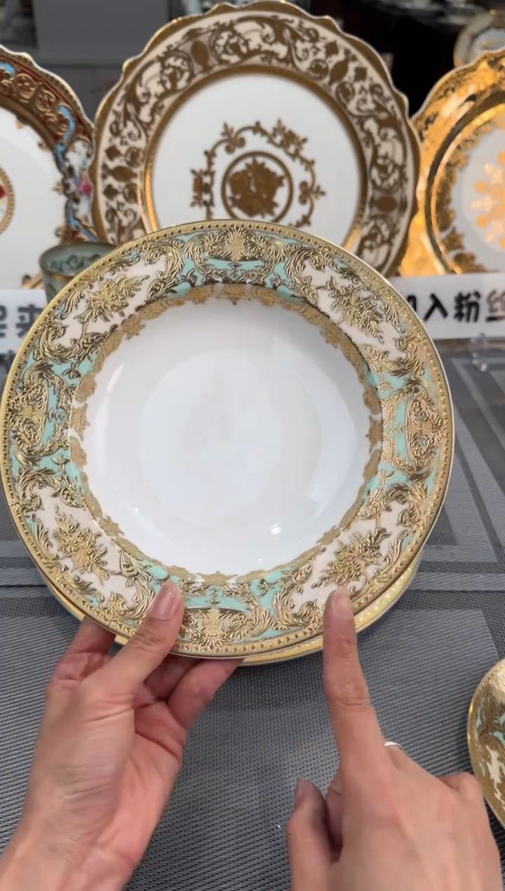【闪购商品】瓷片8.5英寸草帽盘福利款