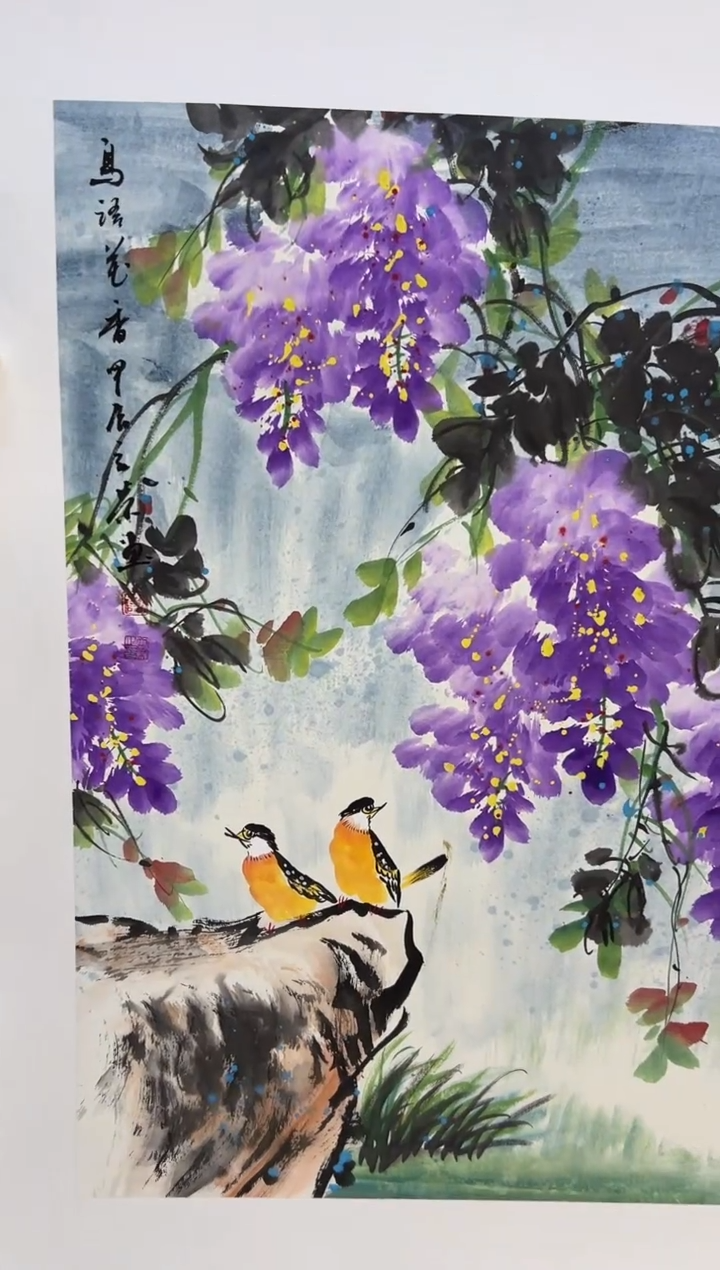 国画刘立荣亲笔绘画手绘作品D2