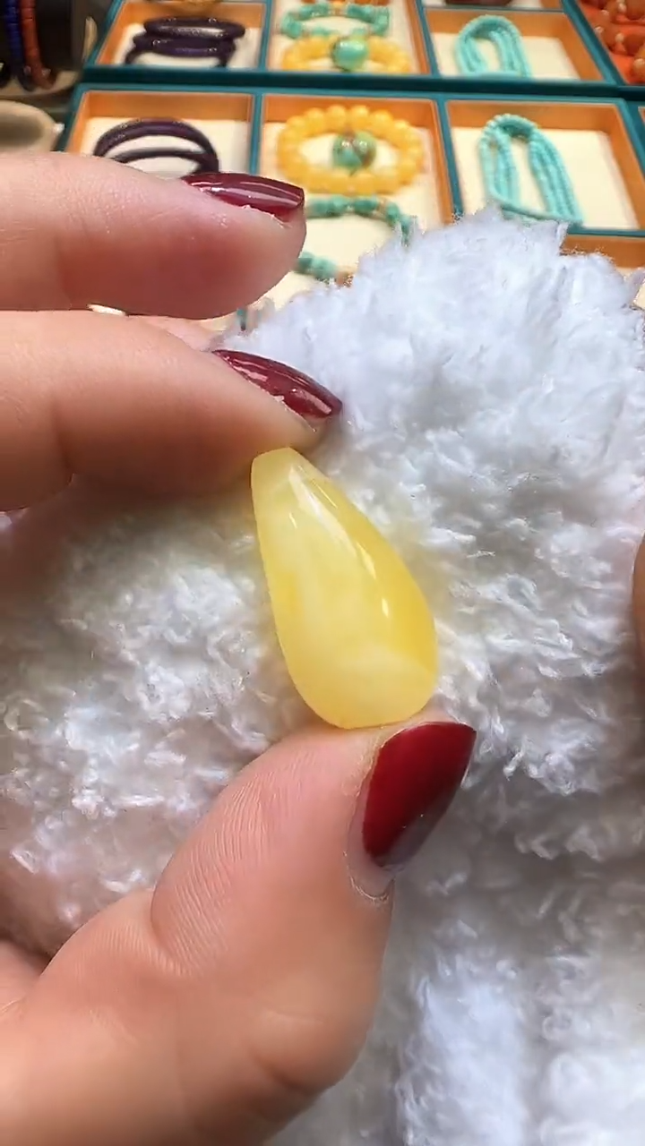 蜜蜡颈饰未镶嵌蜜蜡精工吊坠  16号