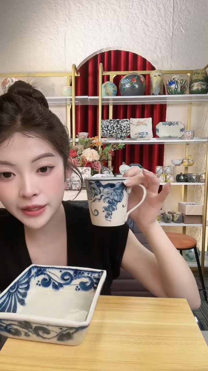 盘宗山窑马克杯进口一个