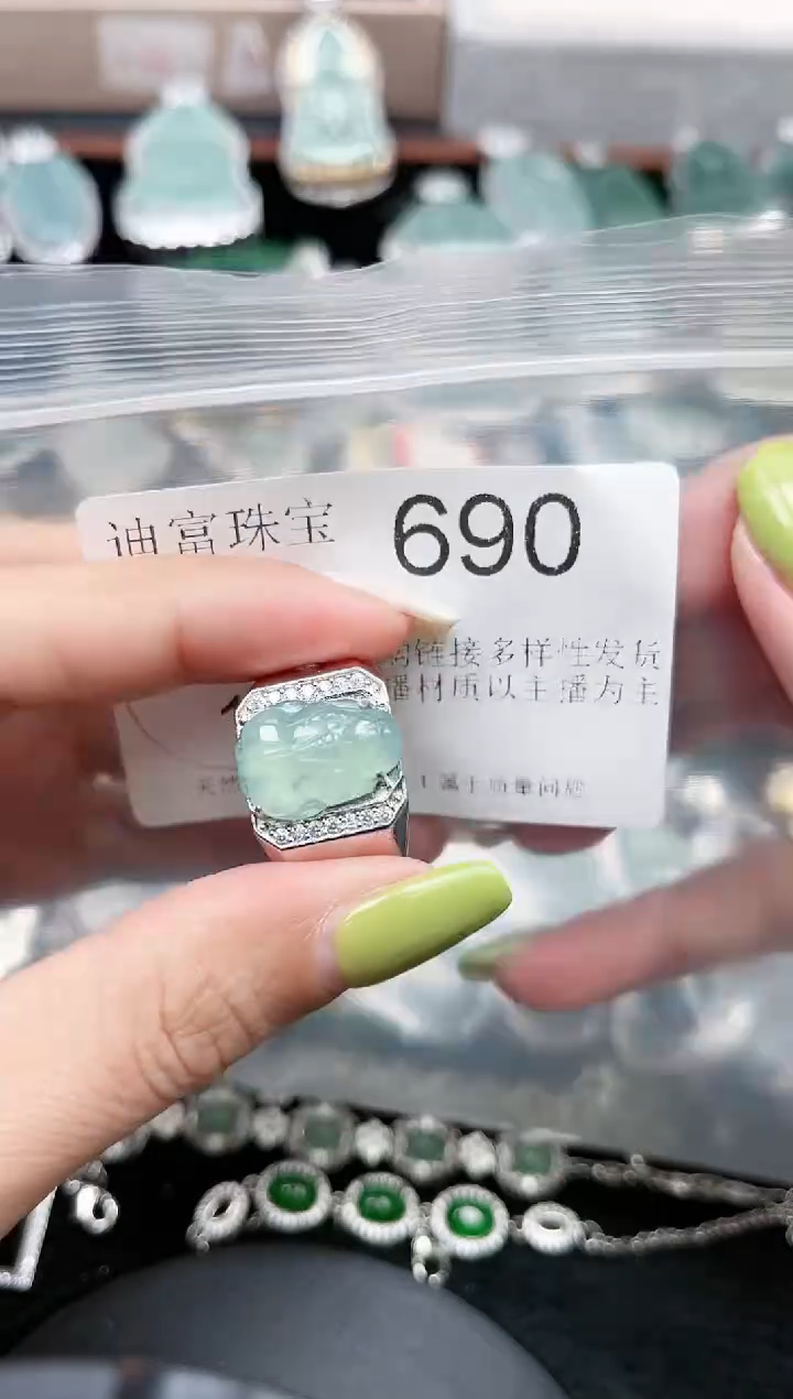 【闪购商品】翡翠颈饰未镶嵌690赠皮绳