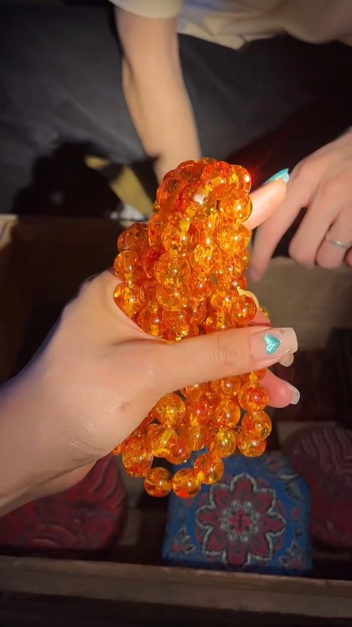 【闪购商品】【闪购商品】花珀项链108