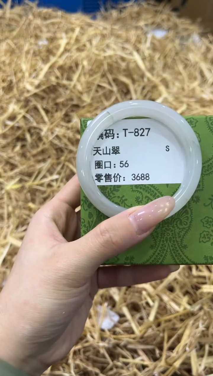 未镶嵌手镯石英质玉T-827