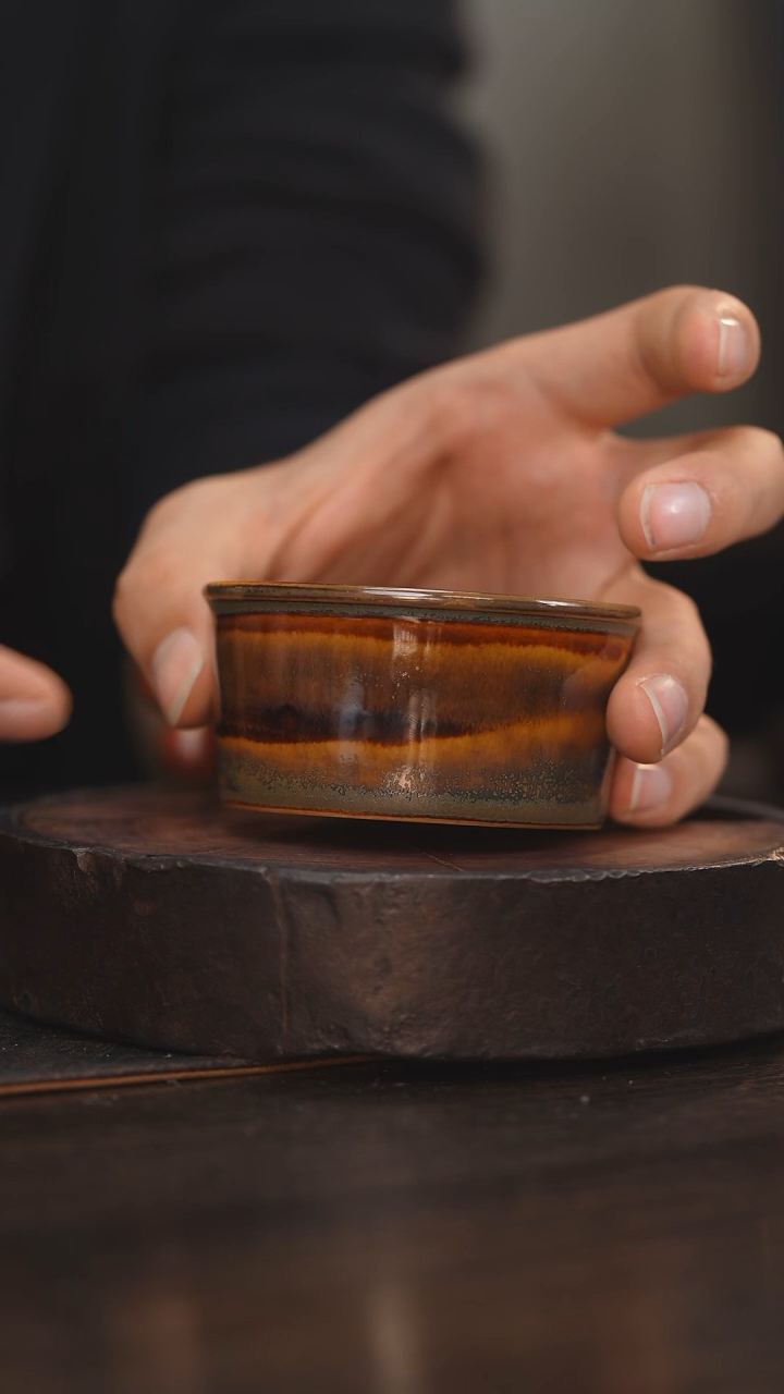 【闪购商品】杯18柴房陶瓷 普洱杯