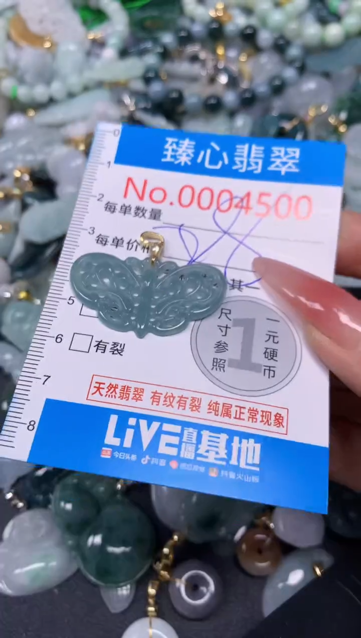 【闪购商品】翡翠颈饰未镶嵌含绳0004500