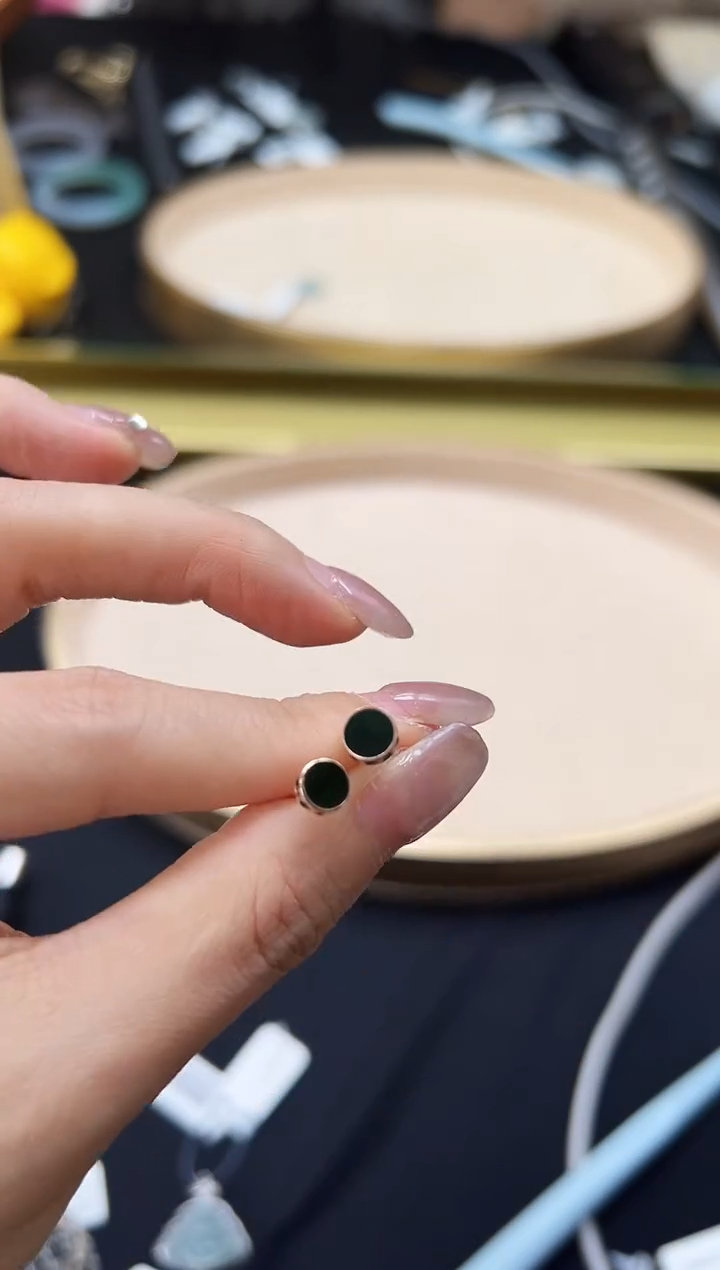 【闪购商品】翡翠耳饰18K金镶嵌DFZ0214-130