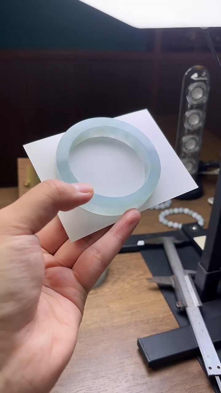 未镶嵌手镯定制翡翠简***福定制