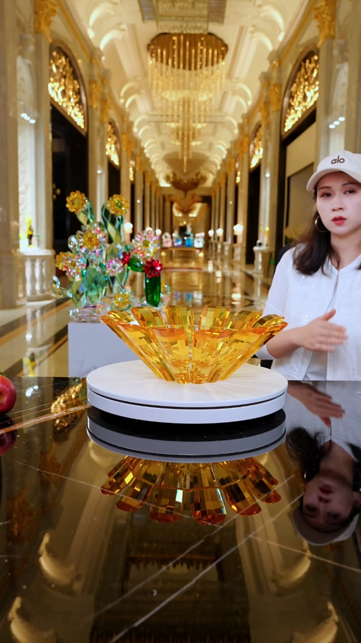 摆件LF0090太阳花果盘