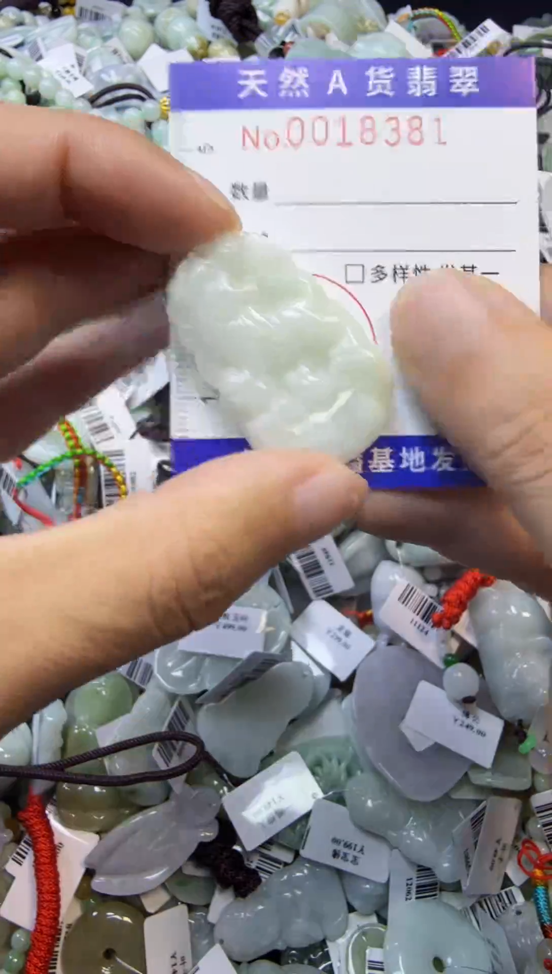 【闪购商品】翡翠颈饰未镶嵌00018381