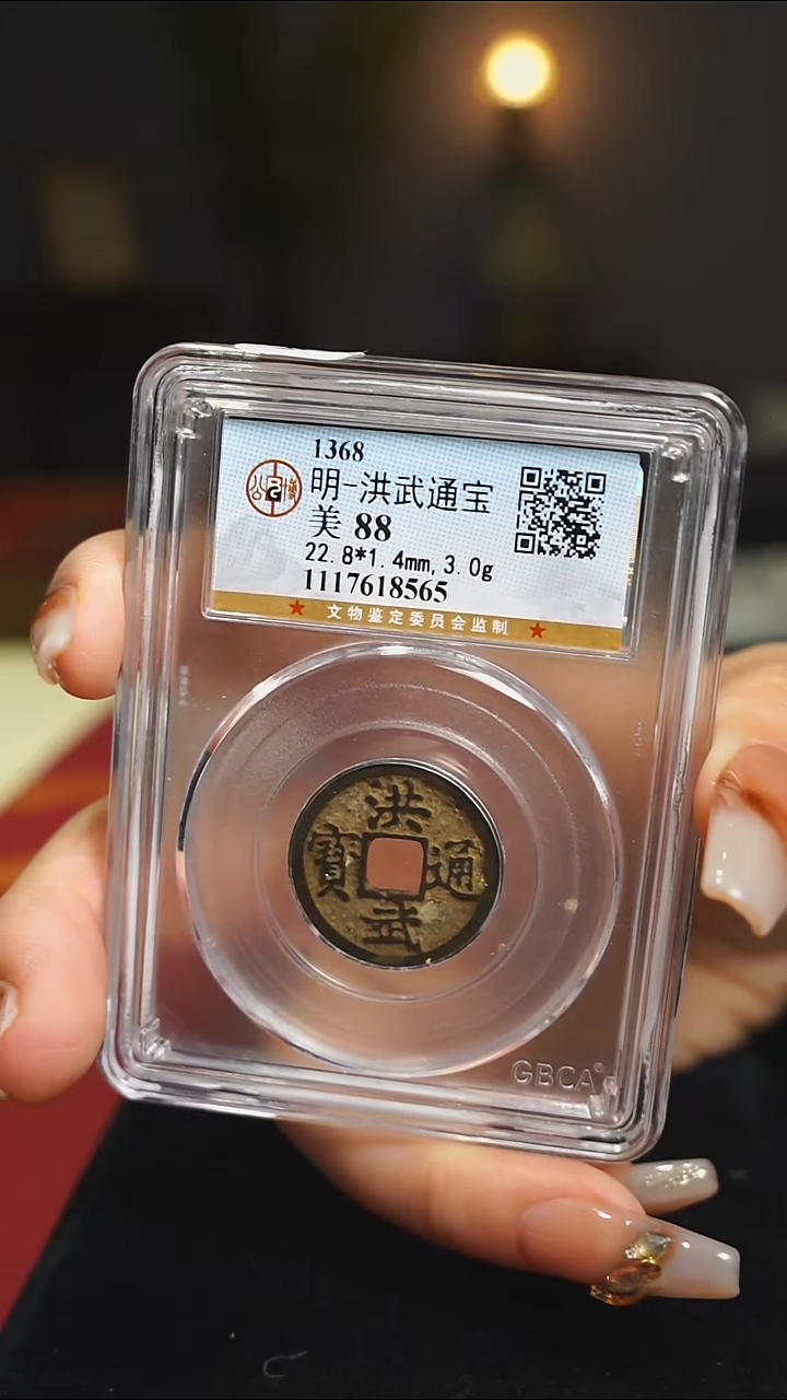 【闪购商品】铜明代洪武通宝----8565