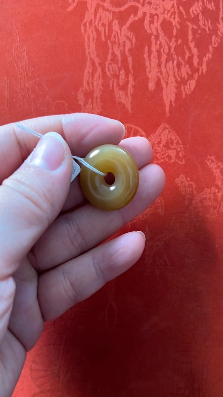 未镶嵌和田玉挂件新疆且末糖白料平安扣