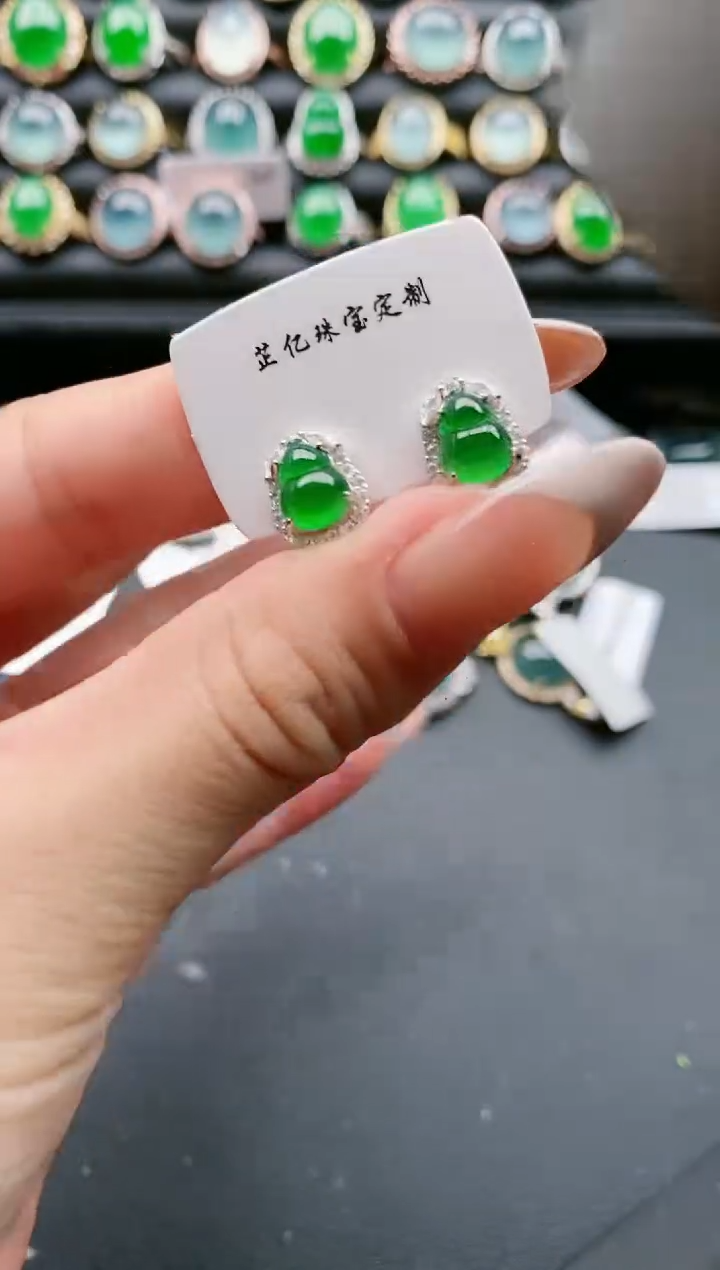 【闪购商品】翡翠戒指银S925镶嵌1111111