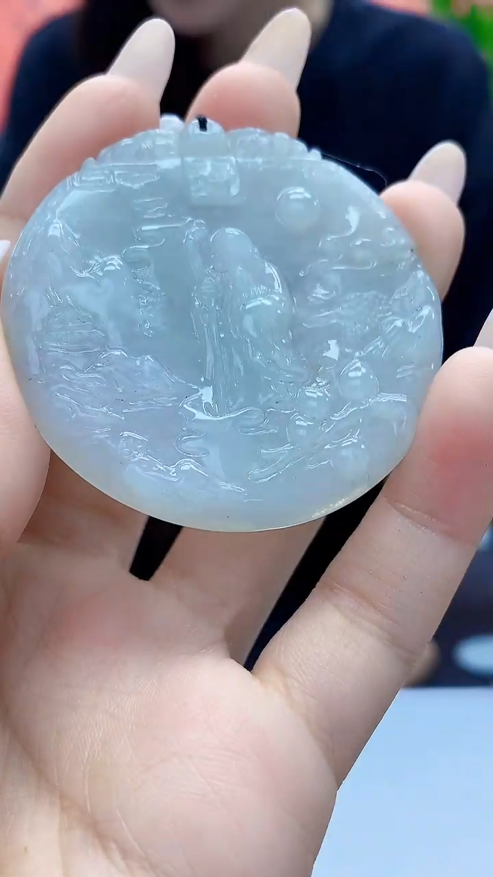 未镶嵌定制翡翠4829ty-毛货挂件2